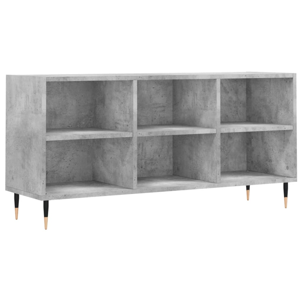 TV Cabinet Concrete Grey 103.5x30x50 cm Engineered Wood