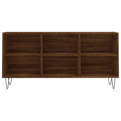 TV Cabinet Brown Oak 103.5x30x50 cm Engineered Wood