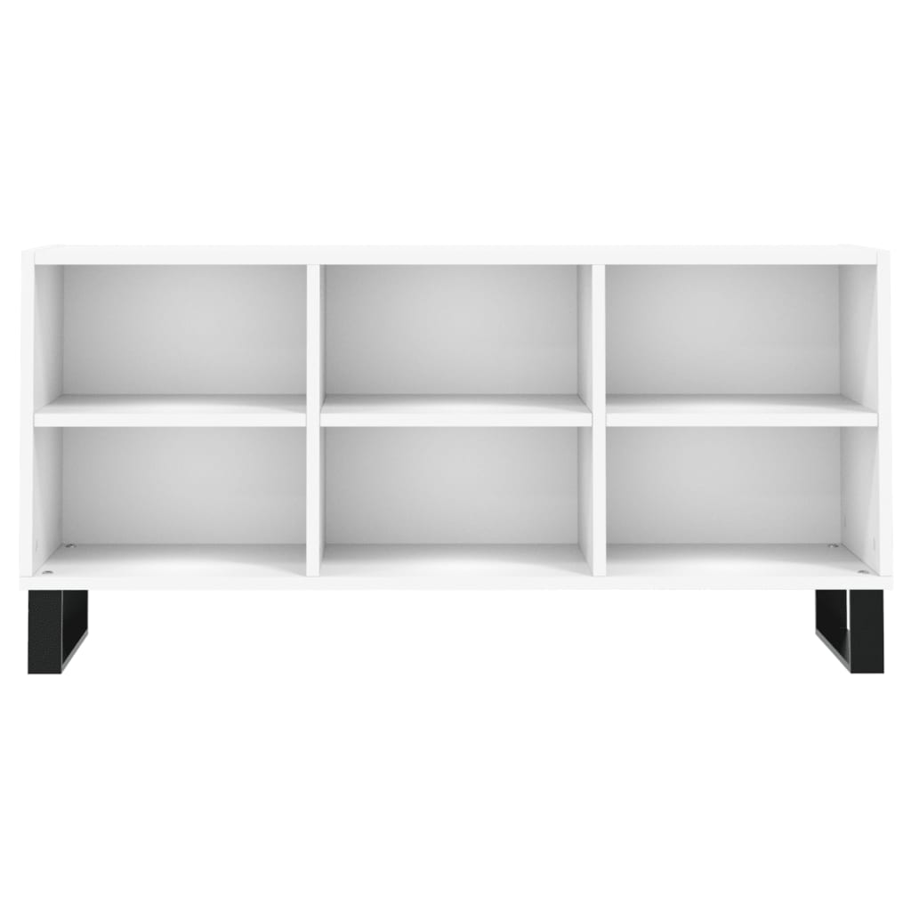 TV Cabinet White 103.5x30x50 cm Engineered Wood