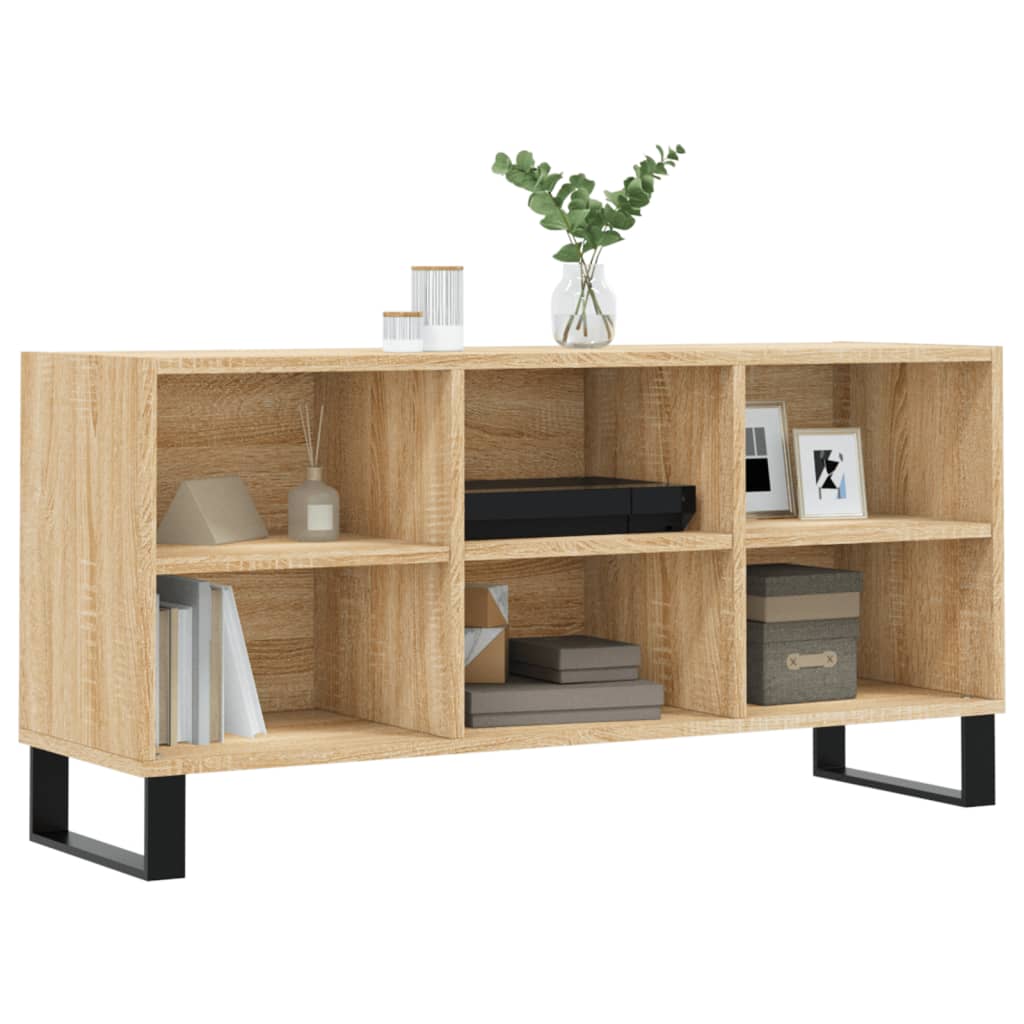 TV Cabinet Sonoma Oak 103.5x30x50 cm Engineered Wood