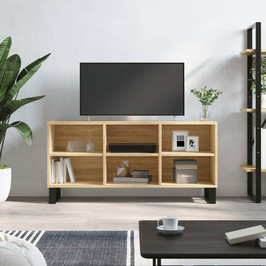 TV Cabinet Sonoma Oak 103.5x30x50 cm Engineered Wood