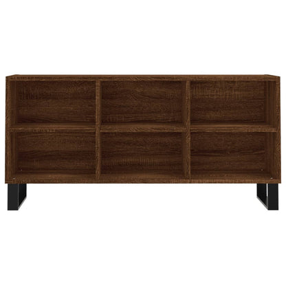 TV Cabinet Brown Oak 103.5x30x50 cm Engineered Wood