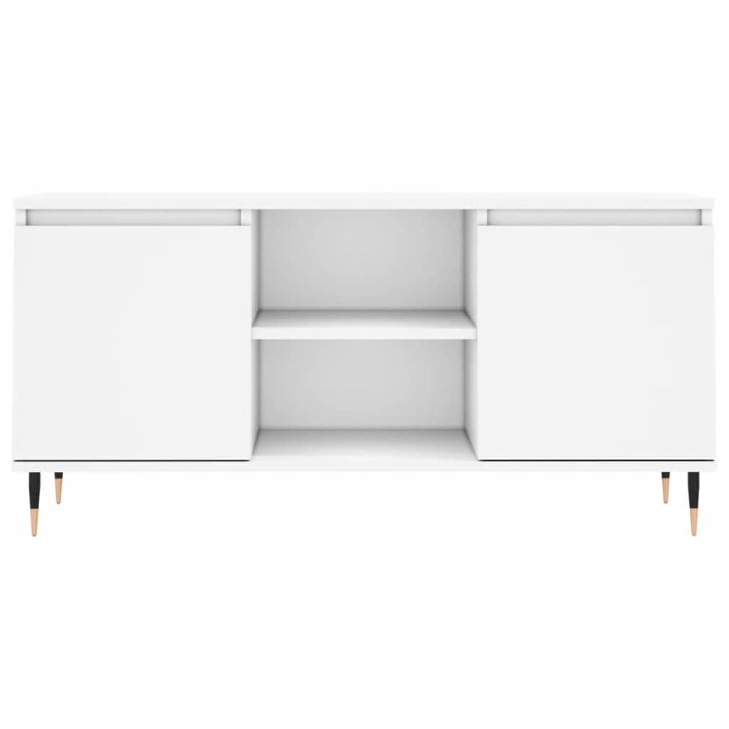 TV Cabinet White 104x35x50 cm Engineered Wood