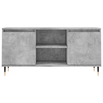 TV Cabinet Concrete Grey 104x35x50 cm Engineered Wood