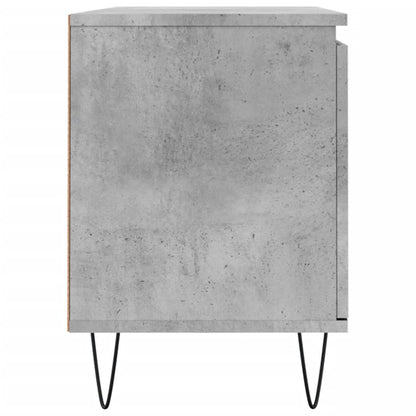 TV Cabinet Concrete Grey 104x35x50 cm Engineered Wood