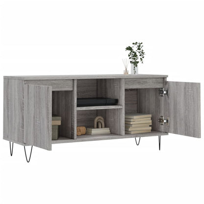 TV Cabinet Grey Sonoma 104x35x50 cm Engineered Wood