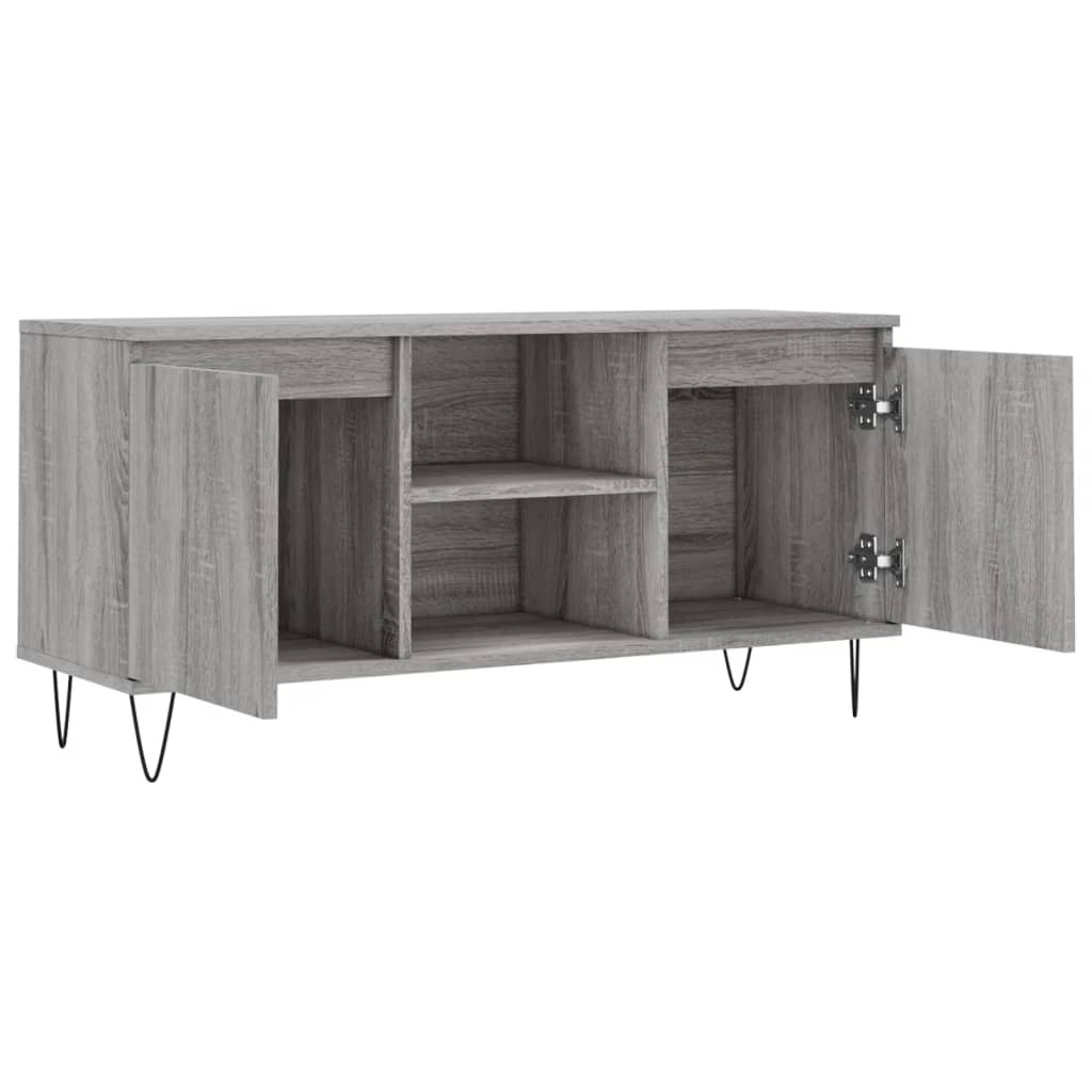 TV Cabinet Grey Sonoma 104x35x50 cm Engineered Wood