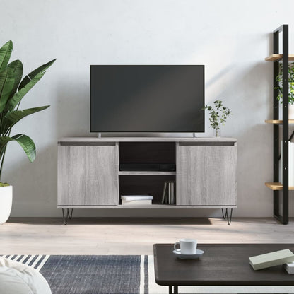 TV Cabinet Grey Sonoma 104x35x50 cm Engineered Wood