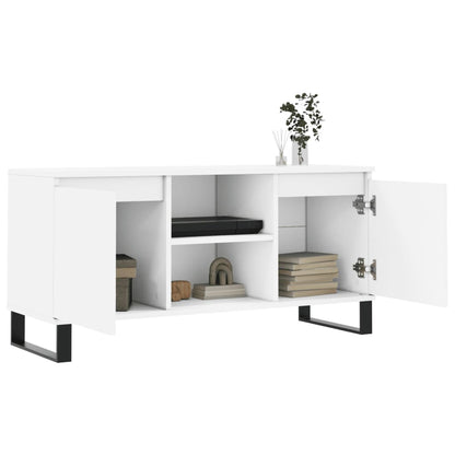 TV Cabinet White 104x35x50 cm Engineered Wood