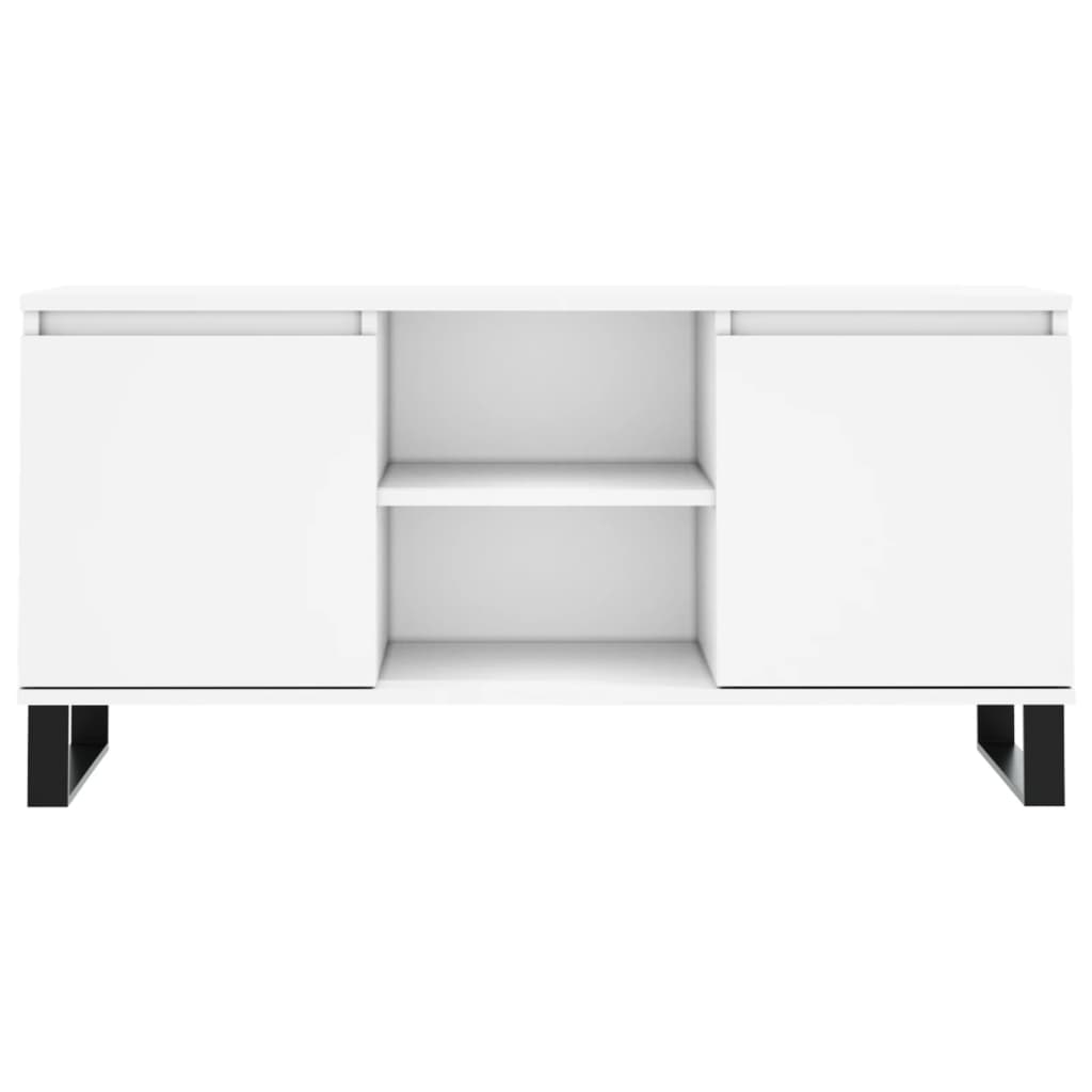 TV Cabinet White 104x35x50 cm Engineered Wood