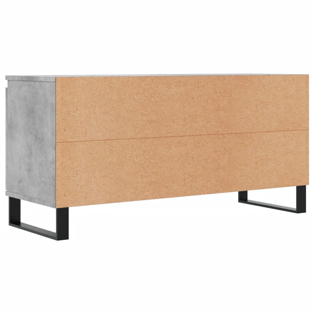 TV Cabinet Concrete Grey 104x35x50 cm Engineered Wood