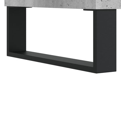 TV Cabinet Concrete Grey 104x35x50 cm Engineered Wood