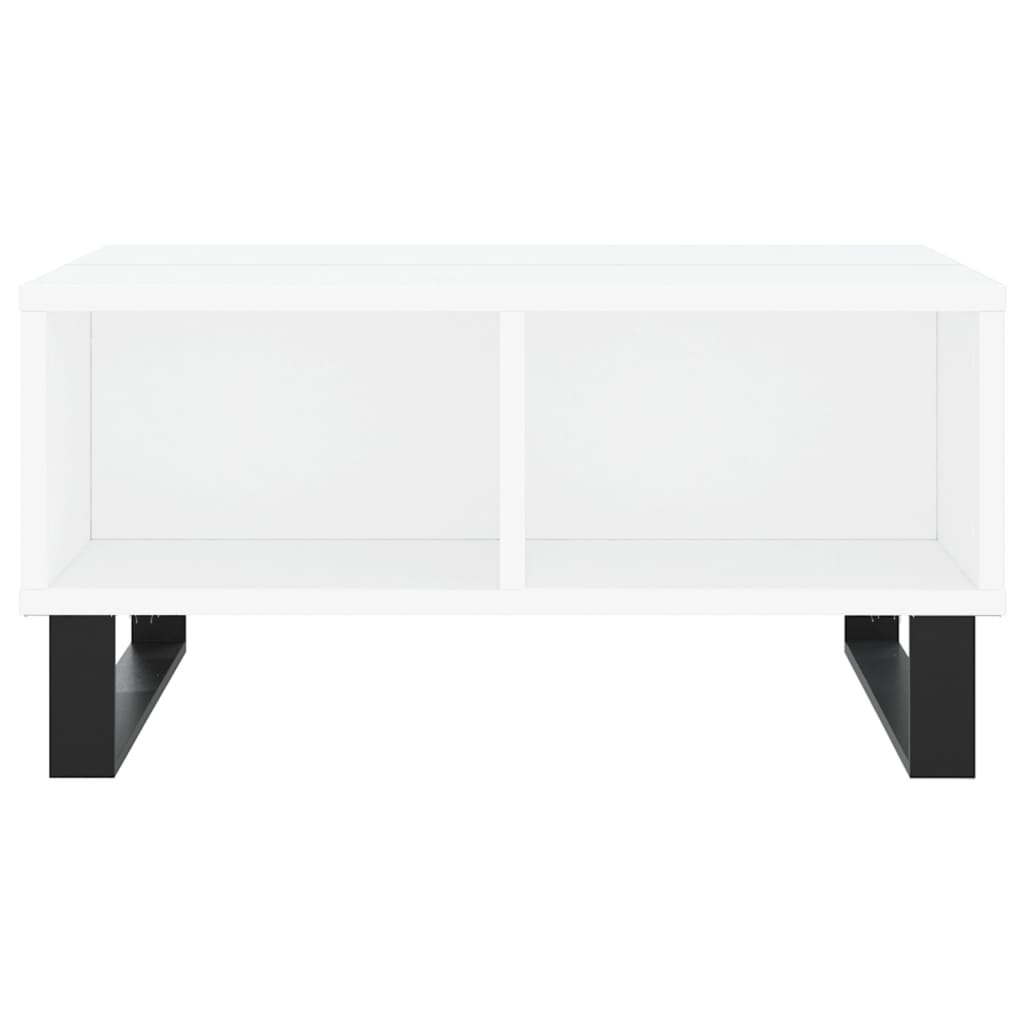 Coffee Table White 60x60x30 cm Engineered Wood