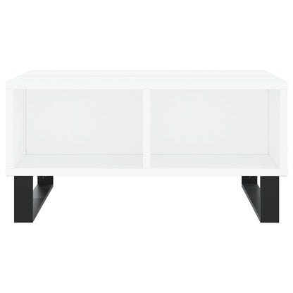 Coffee Table White 60x60x30 cm Engineered Wood