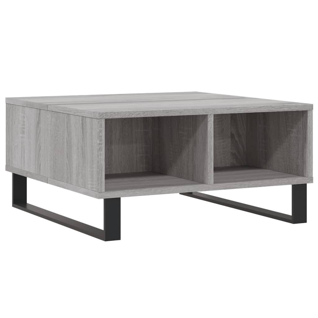 Coffee Table Grey Sonoma 60x60x30 cm Engineered Wood