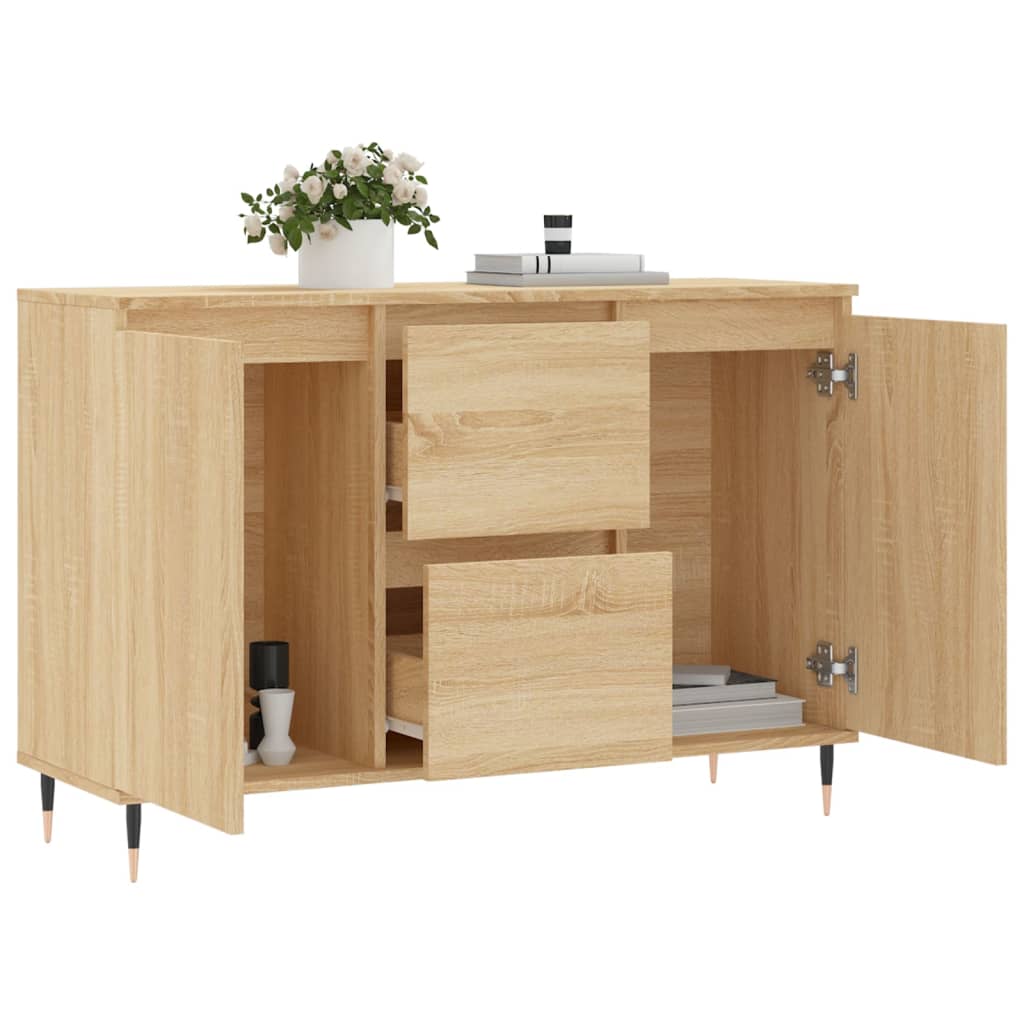 Sideboard Sonoma Oak 104x35x70 cm Engineered Wood