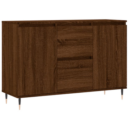 Sideboard Brown Oak 104x35x70 cm Engineered Wood