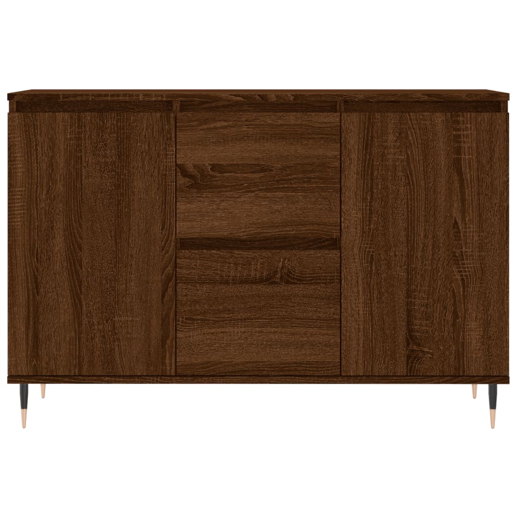 Sideboard Brown Oak 104x35x70 cm Engineered Wood