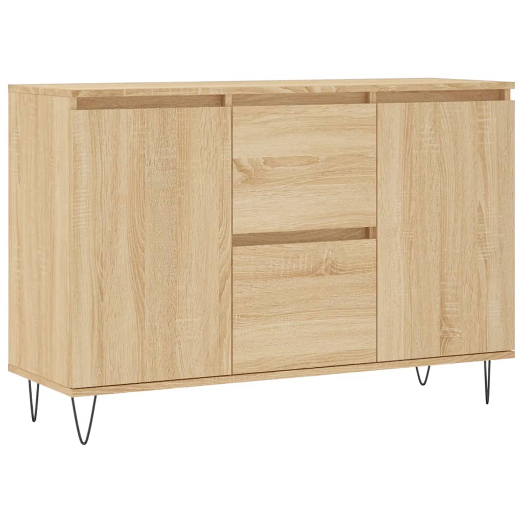 Sideboard Sonoma Oak 104x35x70 cm Engineered Wood