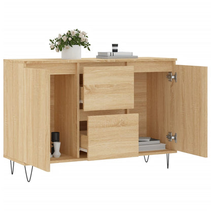 Sideboard Sonoma Oak 104x35x70 cm Engineered Wood