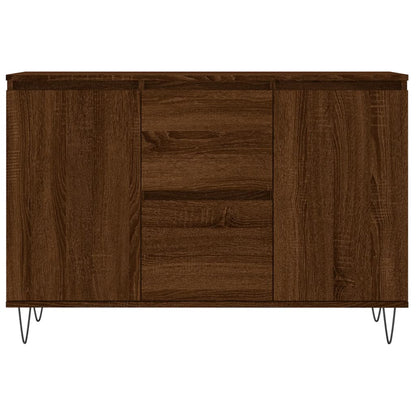 Sideboard Brown Oak 104x35x70 cm Engineered Wood