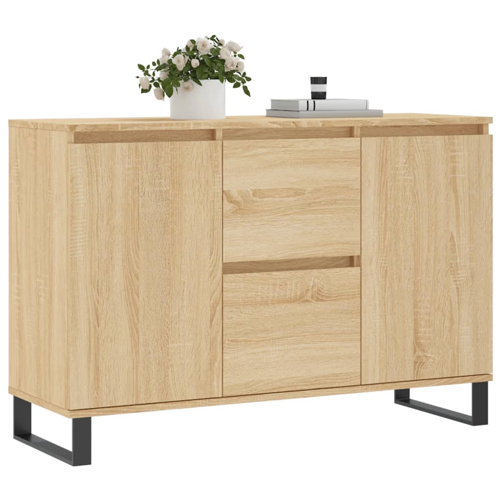 Sideboard Sonoma Oak 104x35x70 cm Engineered Wood