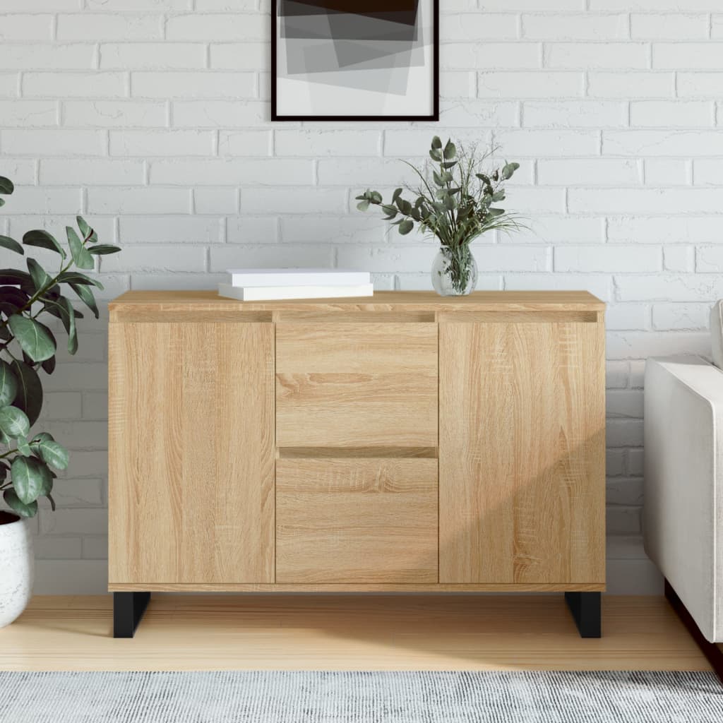 Sideboard Sonoma Oak 104x35x70 cm Engineered Wood