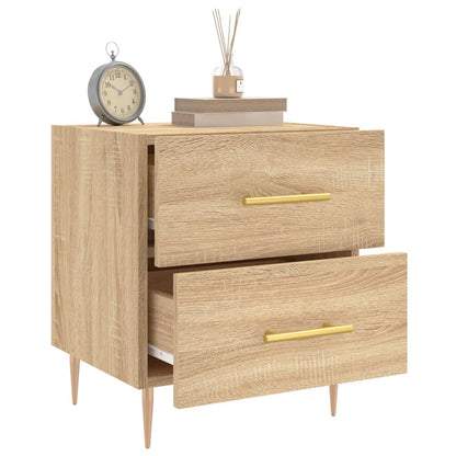 Bedside Cabinet Sonoma Oak 40x35x47.5 cm Engineered Wood