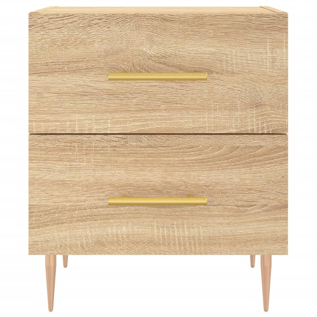 Bedside Cabinet Sonoma Oak 40x35x47.5 cm Engineered Wood