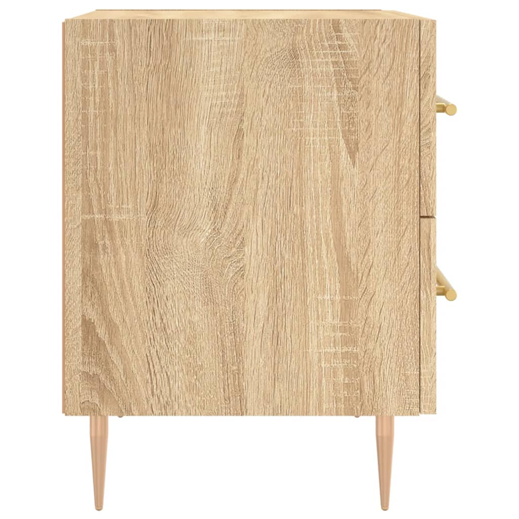 Bedside Cabinet Sonoma Oak 40x35x47.5 cm Engineered Wood