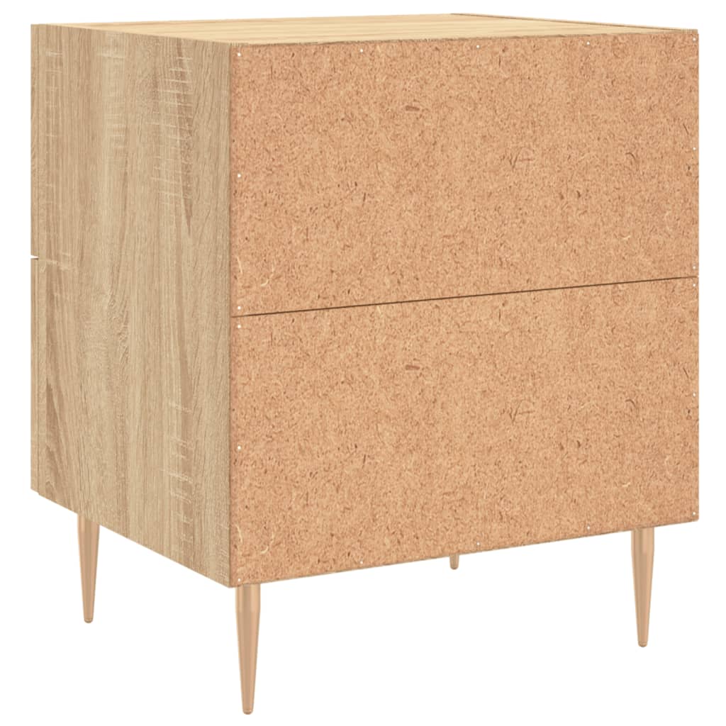 Bedside Cabinet Sonoma Oak 40x35x47.5 cm Engineered Wood