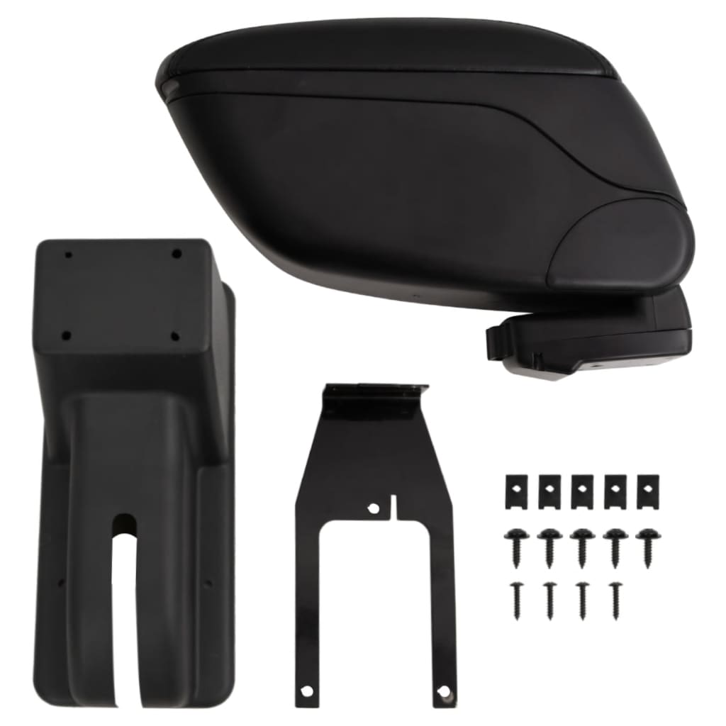 Car Armrest Black 12x29x(32-46) cm ABS