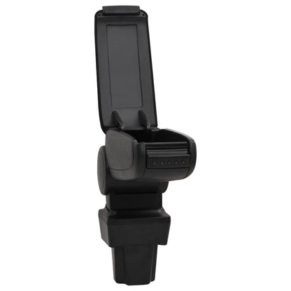 Car Armrest Black 11.5x32x(30-50) cm ABS