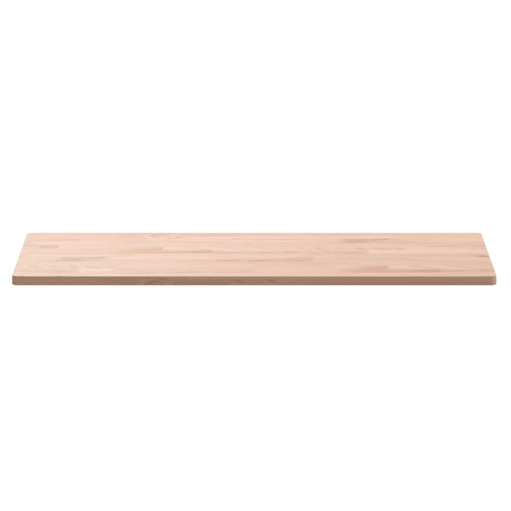 Table Top 80x40x1.5 cm Rectangular Solid Wood Beech