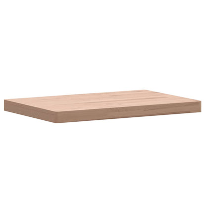 Table Top 60x40x4 cm Rectangular Solid Wood Beech