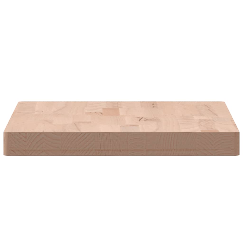 Table Top 60x40x4 cm Rectangular Solid Wood Beech