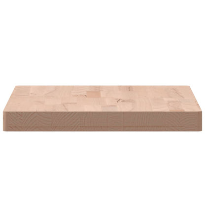 Table Top 60x40x4 cm Rectangular Solid Wood Beech