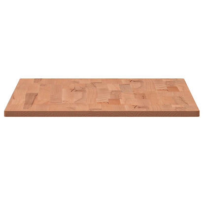 Table Top 80x40x1.5 cm Rectangular Solid Wood Beech