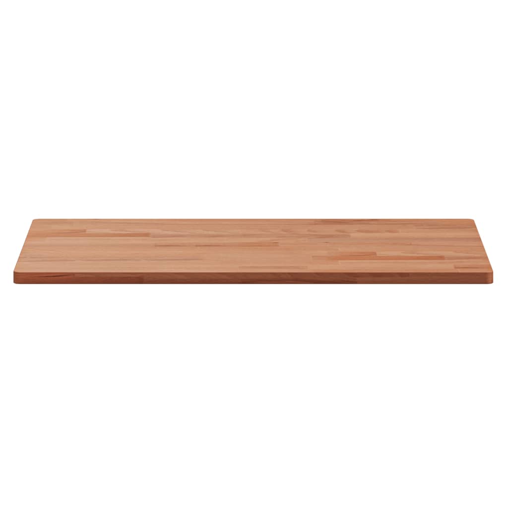 Table Top 60x40x1.5 cm Rectangular Solid Wood Beech