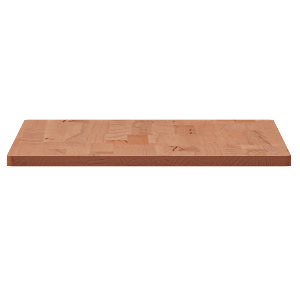 Table Top 60x40x1.5 cm Rectangular Solid Wood Beech