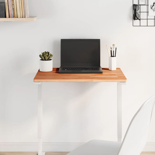 Table Top 60x40x1.5 cm Rectangular Solid Wood Beech