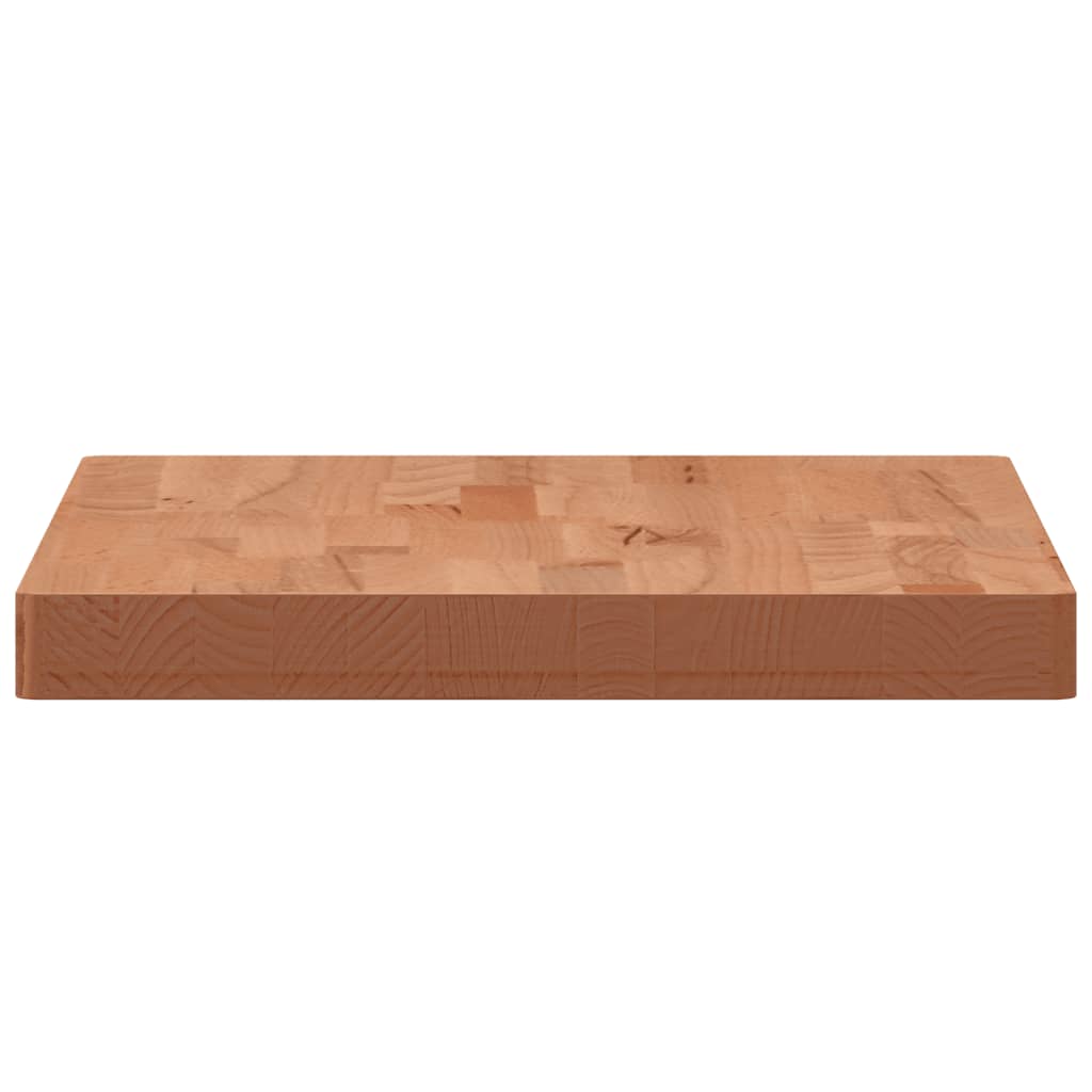 Table Top 60x40x4 cm Rectangular Solid Wood Beech