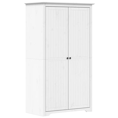 Wardrobe BODO White 101x52x176.5 cm Solid Wood Pine