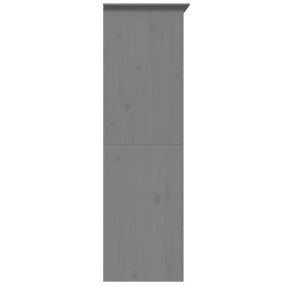 Wardrobe BODO Grey 101x52x176.5 cm Solid Wood Pine