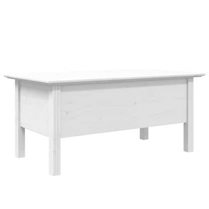 Coffee Table BODO White 100x55x45 cm Solid Wood Pine