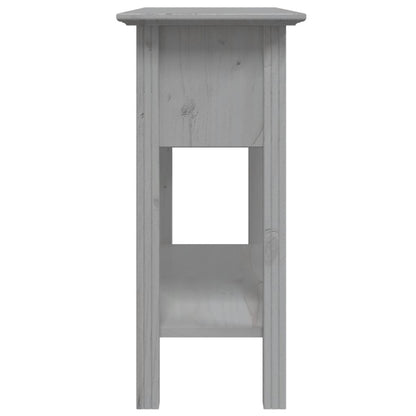 Console Table BODO Grey 90x34.5x73 cm Solid Wood Pine