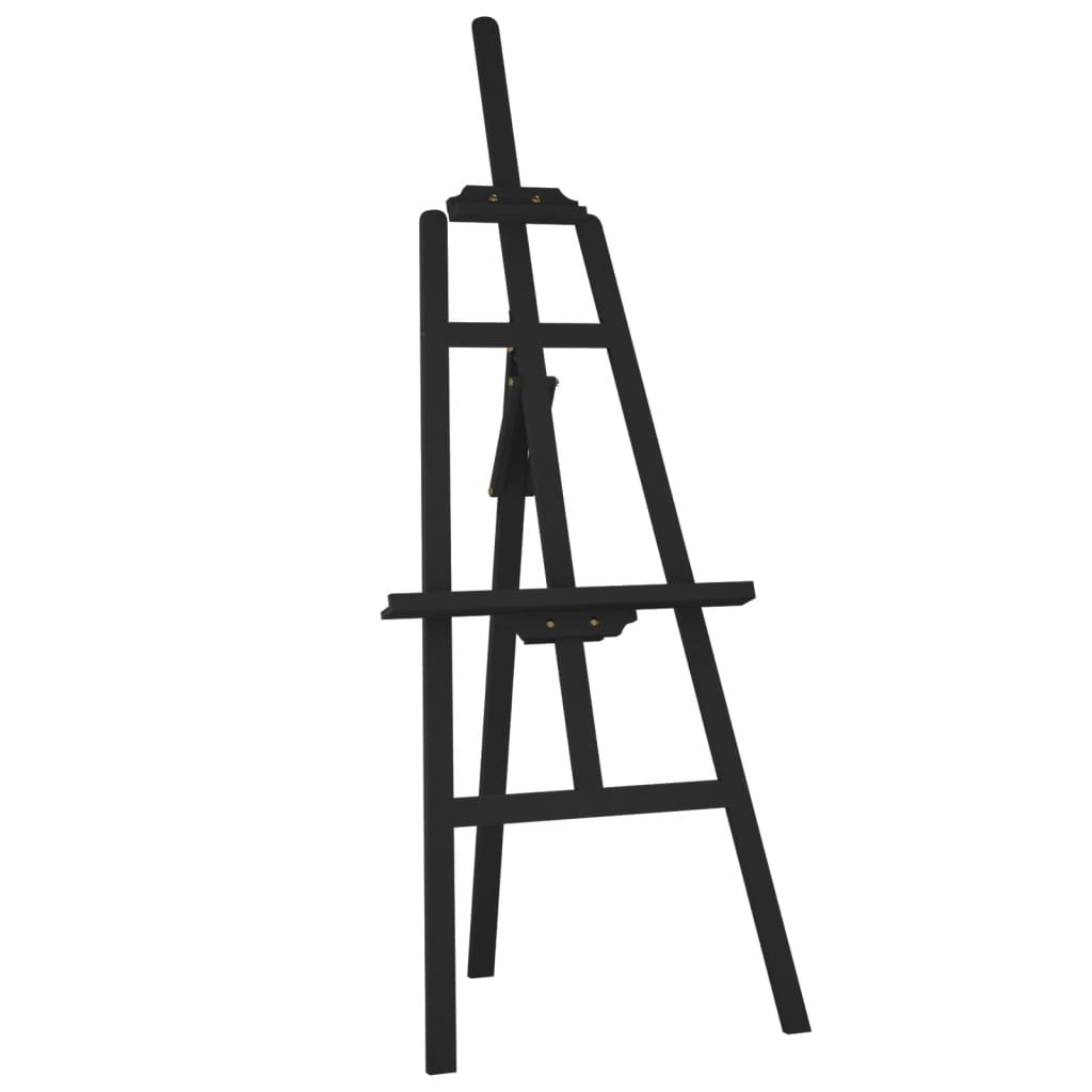 Easel Stand Black 53.5x95x127 cm Solid Wood Pine