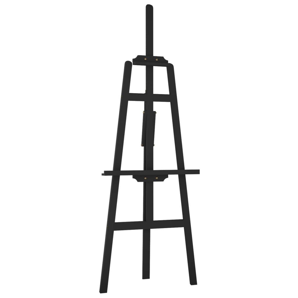 Easel Stand Black 53.5x95x127 cm Solid Wood Pine