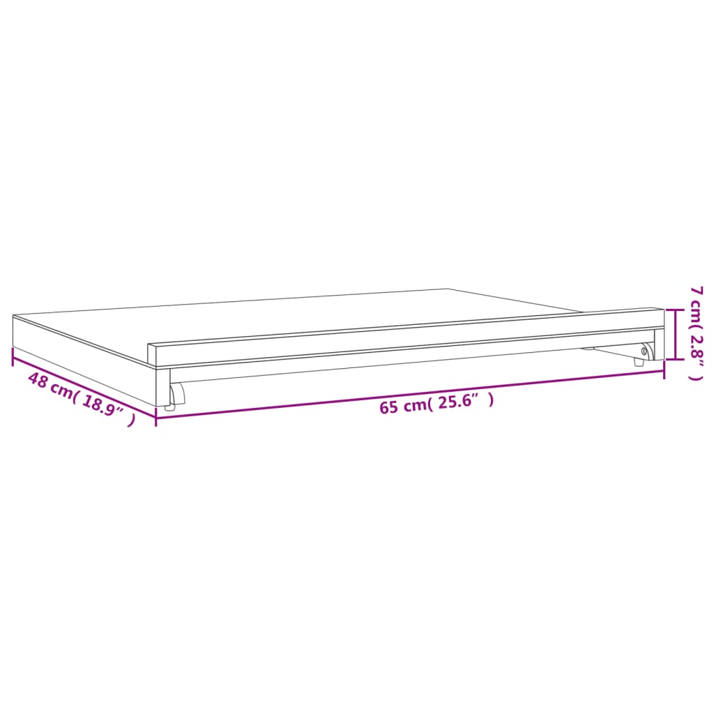 Table Easel 65x48x7 cm Solid Beech Wood