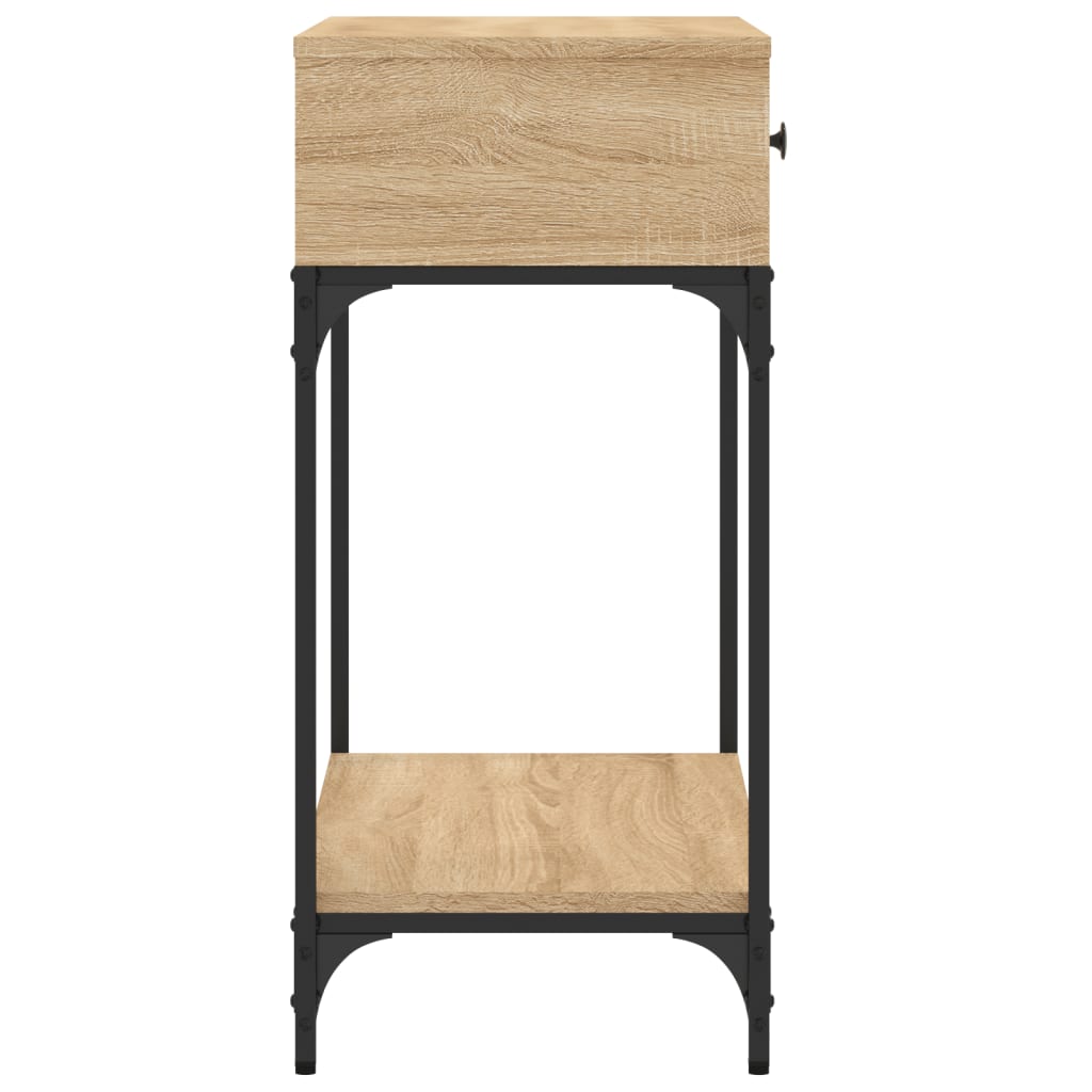 Console Table Sonoma Oak 75x34.5x75 cm Engineered Wood